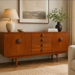 vintage teak sideboard