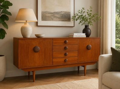 vintage teak sideboard
