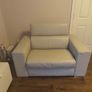 DFS Luxury Leather Armchair / Single Sofa Bed - New Mattress (never used)! - Dublin Image 7