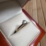 Solitaire Engagement ring 18k Image 3