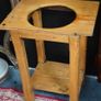 Antique Pine Washstand with Jug & Bowl Set Image 2