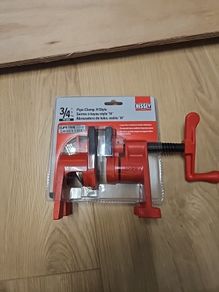 Woodworking pipe clamps