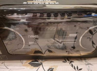 Boombox Reka, new, unopened. Perfect for gift.