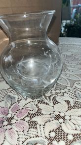 plant bamboo with free orbies and glass vase