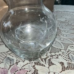 plant bamboo with free orbies and glass vase