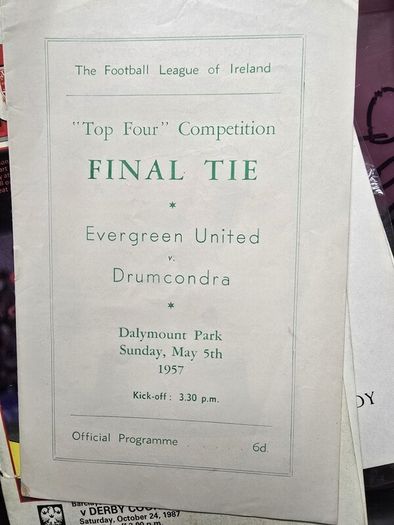 league of ireland old programmes