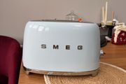 SMEG 4 Slice Toaster Pastel Blue