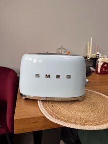 SMEG 4 Slice Toaster Pastel Blue