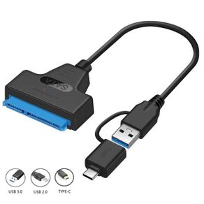 Usb To Sata - 2 In 1 (usb 3.1 + Usb Type C) To Sata Adapter