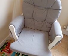 Rocking Chair and Footstool