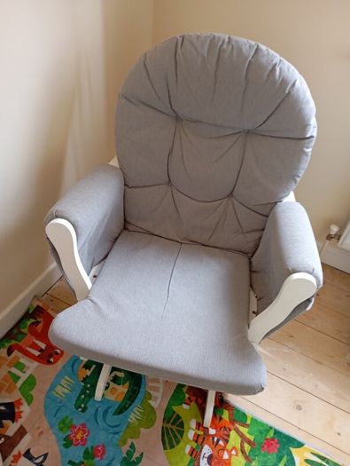 Rocking Chair and Footstool