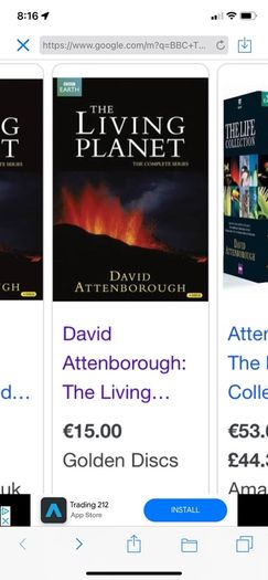 Brand new David Attenborough The Living Planet