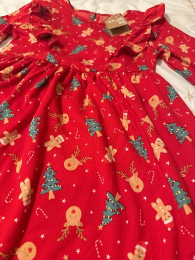 New - xmas dress 24-36 m