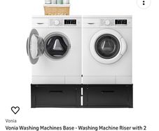 washing machine and dryer stand