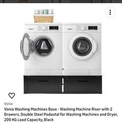 washing machine and dryer stand