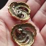 Vintage, stunning swirl earrings. Image 3