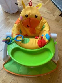 Fisher-Price Giraffe Sit-Me-Up Floor Seat with Tray