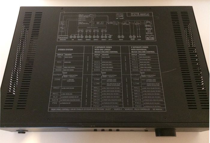 Amplifier and Ceiling Speakers