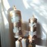 Pair of custom made slate foot standard lamps Image 3