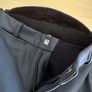 Kids' Warm and Water-Repellent Horse Riding Jodhpurs Kipwarm 500 - Navy Image 8
