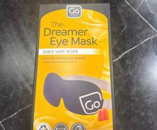 Travel eye mask and ear plug set