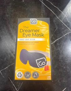 Travel eye mask and ear plug set