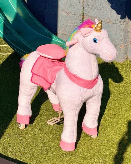 Ride On Unicorn Pony Horse Cycle (like new)