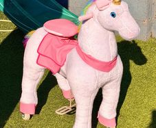 Ride On Unicorn Pony Horse Cycle (like new)