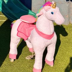 Ride On Unicorn Pony Horse Cycle (like new)