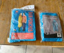 Rain ponchos