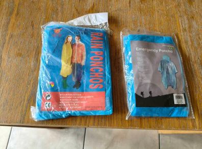 Rain ponchos
