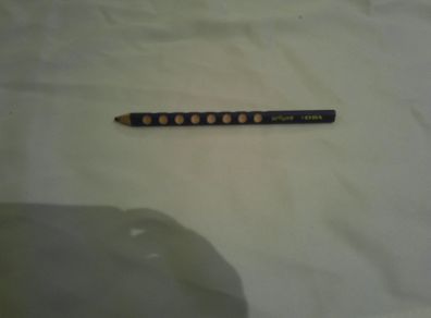 1 triangle blue wooden pencil