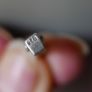 925 Sterling Silver Crystal  Pendent Necklace length 8,5" - 3,1g Image 3