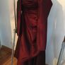 Occasional or Debs maroon Juju & Christine dress Image 4