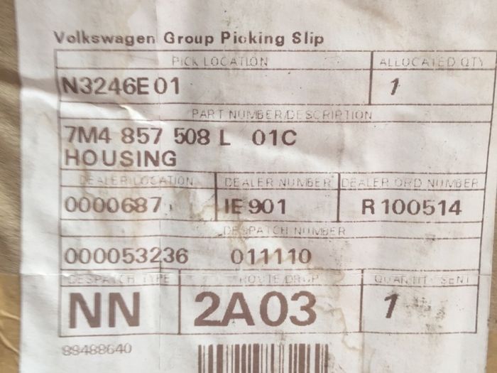 Volkswagen Sharan,Seat Alhambra side mirror housing