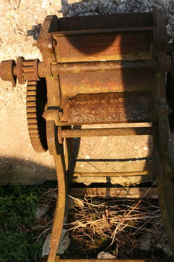 Antique Oil Cake Mill - Thompson Brothers  Vexford Antique Milling Machine