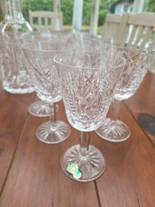 Waterford crystal wine glasses