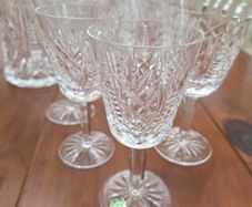 Waterford crystal wine glasses