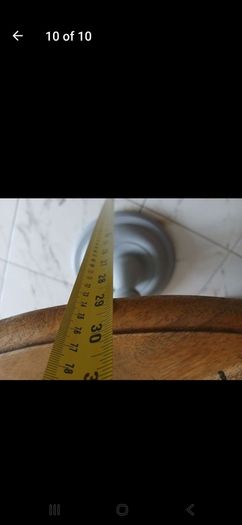 Solid wood table