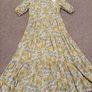 New Look Viscose sage buttercup print Summer Tiered Dress 36 Image 4