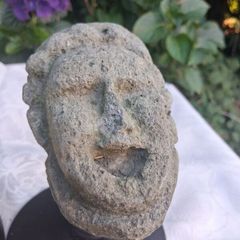14 Century Celtic Mounted Limestone Gargoyle