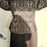 BNWT Black and Cream M & S Dress Size 16 Image 3