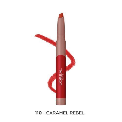 Loreal Matte Lip Crayon in 110 Caramel Rebel - New