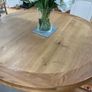 Large oak Maximus oak table & chairs Image 4