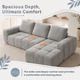 Softy Compressed Sectional sofa c/w chaise