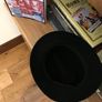 Vintage Women's Trilby Black Hat Image 10
