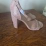 high heels - rose gold sparkle heels, unworn, size 4 Image 2