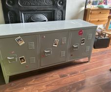 Metal storage locker