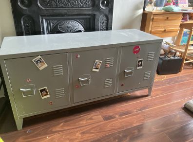 Metal storage locker