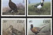 1989 Ireland Fauna &amp; Flora: Game Birds Commemorative Stamps Mint Never Hinged (MNH)